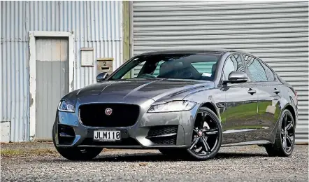  ??  ?? The Jaguar XF.