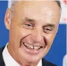  ??  ?? Rob Manfred