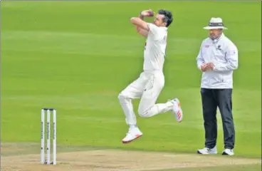  ?? GETTY ?? Anderson became the only fast bowler to grab 600 Test wickets in the series against Pakistan last August.