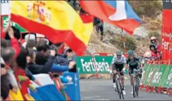  ??  ?? GREDOS. El final de la etapa 20, lo más visto de La Vuelta 2019.