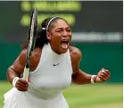  ??  ?? Mum’s the word for Serena Williams, but women’s tennis is poorer without her.