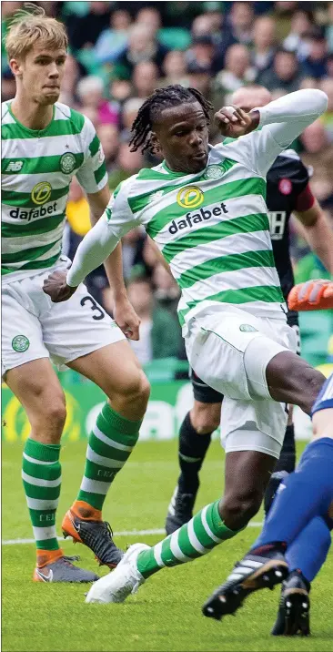  ??  ?? Much-maligned defender Dedryck Boyata makes sure with the only goal of the