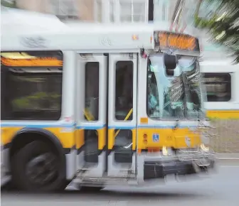  ?? STAFF FILE PHOTO BY CHRISTOPHE­R EVANS ?? FEWER FREE RIDES: Data released by the MBTA reveal that the number of workers it has certified under the Family and Medical Leave Act has declined by about 700 since the fall of 2015.