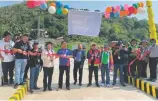  ?? ?? The 80-meter-long bridge with an access road is part of the Forestland Management Project’s Agroforest­ry Support Facility subproject.