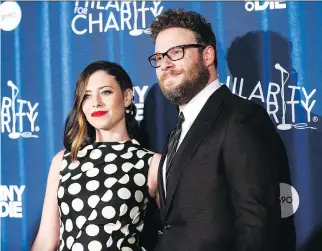  ?? JOHN SALANGSANG/INVISION/AP ?? Hilarity for Charity was founded by Lauren Miller and Seth Rogen as a tribute to her mother who had been beset with Alzheimers.