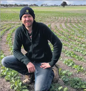  ??  ?? SHARING KNOWLEDGE: Wimmera farmer Tim Rethus will be a speaker at a Vic No-till conference in Shepparton next month.