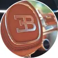  ?? NICHOLAS DELLA CAVA, SPECIAL FOR USA TODAY ?? The steering wheel of the Bugatti Chiron is a blend of leather and carbon fiber.