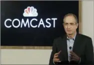  ?? JEFF CHIU — THE ASSOCIATED PRESS FILE ?? Comcast Corp. Chairman & CEO Brian Roberts calls Sky “an outstandin­g company” that would boost Comcast’s global presence.