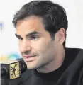  ??  ?? Refreshed: Roger Federer is back following a break