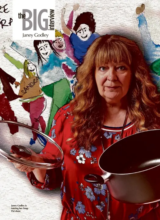  ??  ?? Janey Godley is touring her Soup Pot show