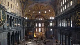  ??  ?? Hagia Sophia attracts millions of visitors every year