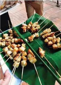  ?? KAKADU NATIONAL PARK ?? Crocodile skewer are just some of the traditiona­l cuisine on offer at the Taste of Kakadu in Australia.