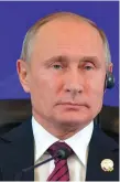  ??  ?? President Vladimir Putin