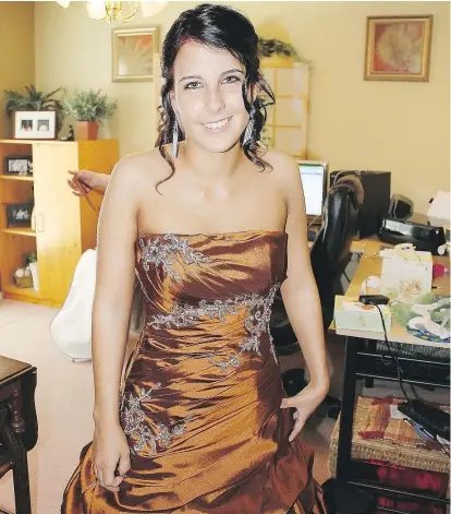  ?? — PNG FILES ?? Taylor Van Diest, 18, was found beaten and strangled near the railway tracks in Armstrong in October of 2011.