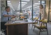  ?? COURTESY 20TH CENTURY FOX ?? Tom Hanks portrays Ben Bradlee, left, and Meryl Streep portrays Katharine Graham in a scene from “The Post.”