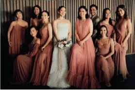  ??  ?? 3 Billie Puyat-Murga, Cella Ozaeta, Erika Dee-Gonzales, Steph Ayson, the bride, Trish Ayson, Andrew Roxas, Steph Cancio, Bernice Mendoza, Claudia Vega