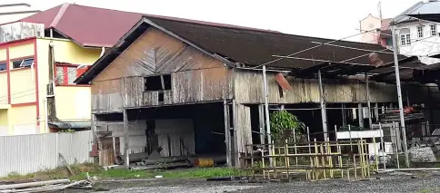  ??  ?? The Kuching Railway Terminus building.