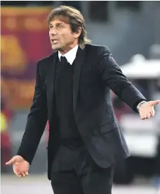  ?? AFP ?? Antonio Conte dismissed comments that he wanted to leave Chelsea by Gianluca Vialli by calling is friend a journalist