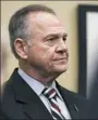  ??  ?? U.S. Senate candidate Roy Moore