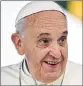  ??  ?? POPE FRANCIS: We are not conquerors, he insisted