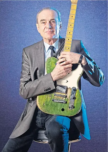  ?? ?? Nearing 75, Status Quo frontman Francis Rossi is keen to go at a slower pace, but it’s not the end of the band yet.