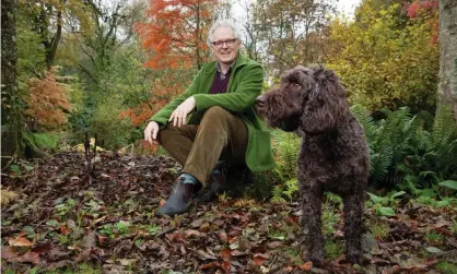  ?? Photograph: Karen Robinson/The Observer ?? ‘I’ve always suspected him of being a rock fan due to his resemblanc­e to Robert Plant’: Simon Tiffin with Hector.