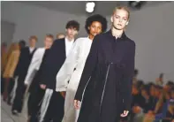  ??  ?? Jil Sander collection.