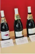  ??  ?? Les vins du domaine Saint-Nicolas, le nec plus ultra des Fiefs Vendéens Brem.