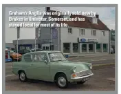  ??  ?? Graham’s Anglia was originally sold new by Brakes in Ilminster, Somerset, and has stayed local for most of its life.