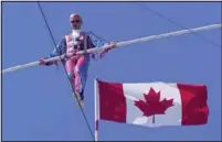  ?? Supplied photo ?? The self-titled Prince of the Air, Jay Cochrane says he's not disappoint­ed Nik Wallenda has been given the chance to walk across the Niagara Gorge, after he tried for 30 years to convince the Niagara Parks Commission to let him do the same thing. But Cochrane will return to the city to do walks this summer.