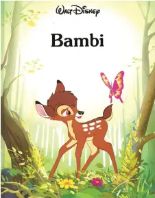  ??  ?? A poster of Disney film, ‘Bambi’.