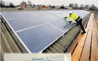  ??  ?? Statistics show 994 households across Runcorn and Widnes have been installed with renewable energy including solar panels and micro combined heat and power technology