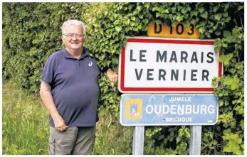  ??  ?? Claude Blondel, président de l’associatio­n « Jumelage, activités, loisirs » et ancien maire du Marais-Vernier, attend avec impatience la 31ème rencontre qui aura lieu ce week-end.