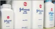  ??  ?? J&J has been ordered to pay $72 million in compensati­on to the family of the woman, who died due to the use the poweder