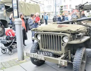 ??  ?? Town-centre events, such as Wartime Bridgend, are under threat in the cutbacks being put forward by the council