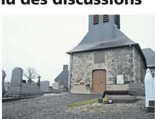  ??  ?? Parmi les projets engagés cette année, l’église du MesnilBoeu­fs et les allées du cimetière vont bénéficier de travaux de réfection et d’entretien importants.