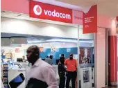  ??  ?? Vodacom Group telecoms store at Vodacom World in Johannesbu­rg. Vodacom has launched mobile applicatio­ns to support government delivery.