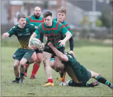  ??  ?? Kieron Morrison scored his first senior try on Saturday.