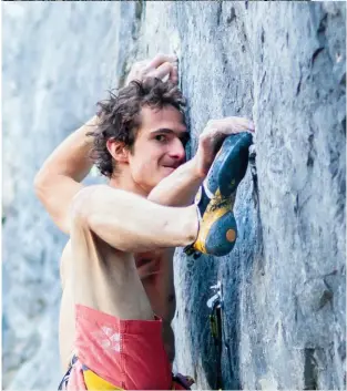  ??  ?? RIGHT
Adam Ondra projecting Disbelief 5.15b at Acephale in the summer of 2018. He went on to make the first ascent. It’s the second 5.15b in Canada after Fight Club by Alex Megos at Raven Crag in Banff.