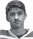  ??  ?? Sydney Mitsubishi Rush forward Alexander Christmas of Membertou was picked by the Acadie-Bathurst Titan in the ninth-round, No. 160 overall, at the 2021 Quebec Major Junior Hockey League Entry Draft.