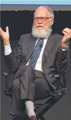  ??  ?? David Letterman | GETTY IMAGES FILE