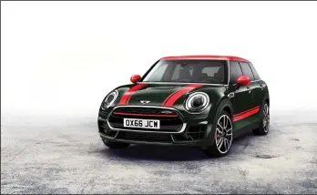  ?? MINI COOPER/TRIBUNE NEWS SERVICE ?? The all new 2017 Mini John Cooper Works Clubman All4.