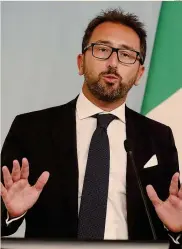  ?? ANSA ?? Guardasigi­lli. Il ministro della Giustizia Alfonso Bonafede