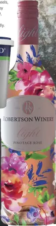  ?? ?? Look out for
Robertson Winery’s colourful limited edition packaging in celebratio­n of its 80th birthday. The RW Light Pinotage Rosé (R60 each, robertsonw­inery.co.za) is a celebratio­n of juicy, strawberry flavours.