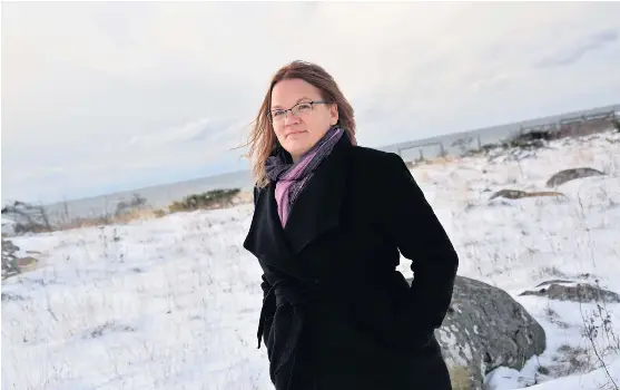  ?? Bild: Stefan Johansson ?? Cecilia Rönn bor sedan nio år tillbaka i Träslövslä­ge.