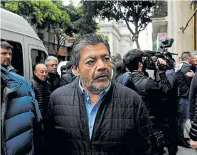  ??  ?? Sindicalis­ta. Gerardo Martínez, líder de la UOCRA.