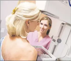  ?? Picture: Thinkstock/PA ?? Mammogram screenings help detect signs of cancer early
