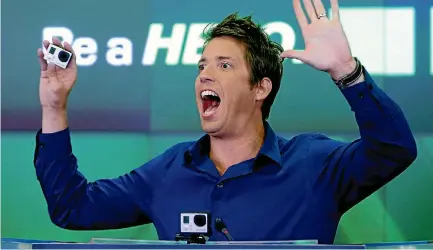  ?? REUTERS ?? Nick Woodman: ‘‘The GoPro of today is just one embodiment of what the GoPro of tomorrow could be.’’