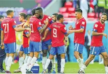  ?? EP ?? Costa Rica celebra su victoria ante Japón.