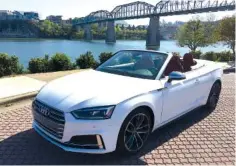  ?? STAFF PHOTO BY MARK KENNEDY ?? The 2018 Audi S5 Cabriolet is perfect for fun in the sun.